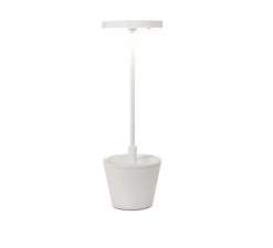 Lampe*Zafferano Baladeuse, Poldina Reverso, , IP54, LED, dim, 2200-2700-3000K, 241-250-262 lm, Ø11cm, H35cm - blanc