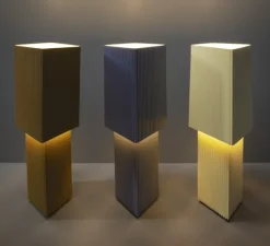 Lampe*Pholc Baladeuse, Romb Mini, , IP44, L8cm, H19cm - blanc coton