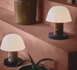 Baladeuse, Setago JH27, naturel, vert forêt, IP43, Ø23cm, H22cm - Andtradition