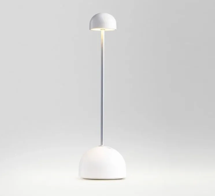 Baladeuse, Sips, blanc, argent, IP43, LED, dim, 2700K, 327 lm, Ø9cm, H31cm - Marset