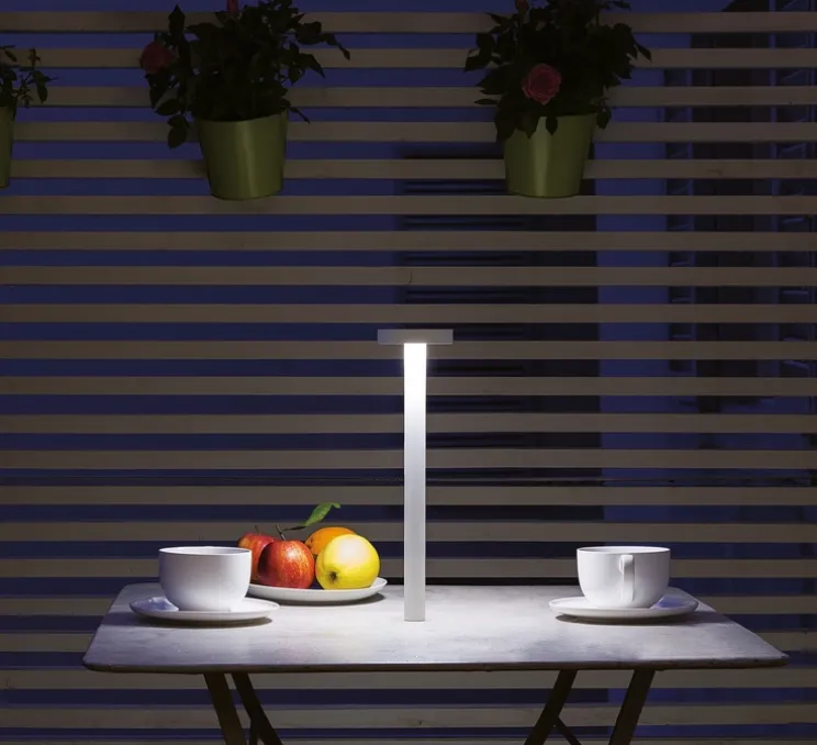 Baladeuse, TeTaTeT, blanc mat, LED, 2700K, 178lm, 12H, Ø9cm, H34,5cm - Davide Groppi