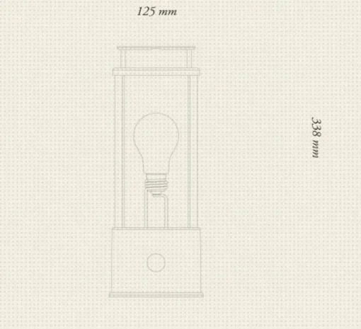 Lampe*Tala Baladeuse, The Muse, Laiton massif édition spéciale, , IP44,2800K, 400lm, Ø12,5cm, H33,8cm - or
