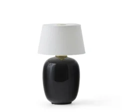 Lampe*Audo Copenhagen Baladeuse, Torso, , LED, dim, 2700K, 150lm, Ø11,7cm, H19,6cm - noir