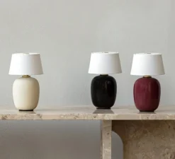 Lampe*Audo Copenhagen Baladeuse, Torso, , LED, dim, 2700K, 150lm, Ø11,7cm, H19,6cm - rubis