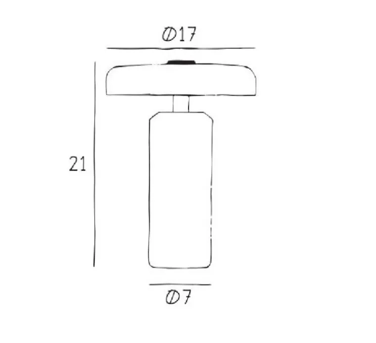Baladeuse, Trip, Hermès Grey, Marbre gris, IP44, LED, dim, 3000K, Ø17cm, H21cm - Design by us