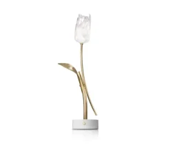 Lampe*Slamp Baladeuse, Tulip Battery, , LED, dim, 3000K, 150 lm, L8,5cm, H38cm - blanc
