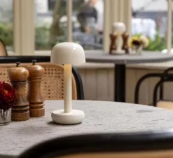 Lampe*Humble Baladeuse, Two Ivory, , IP65, LED, dim, 2700K, 11 lm, Ø8,8cm, H21,2cm - Ivoire