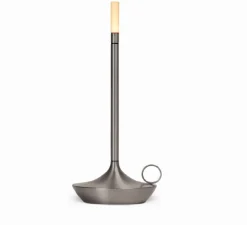 Lampe*Graypants Baladeuse, Wick, , LED, dim, 2600K, Ø12cm, H26cm - Graphite