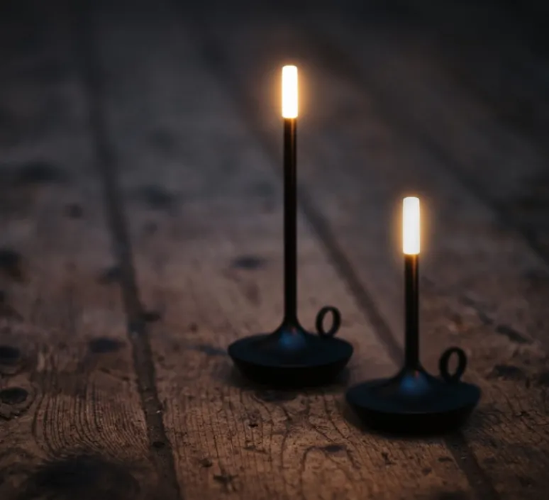 Lampe*Graypants Baladeuse, Wick S, , IP44, LED, dim, 2600K, 35 lm, Ø12cm, H16,5cm - noir