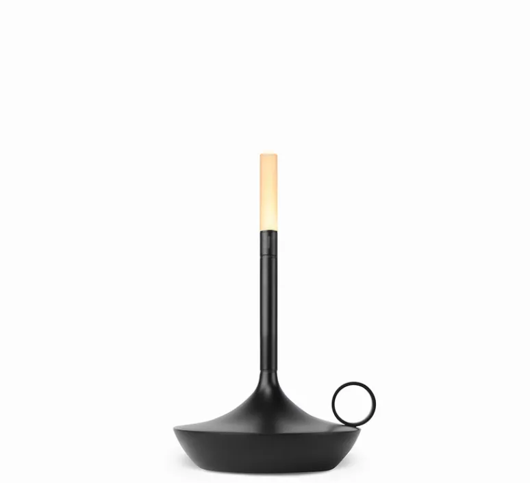 Lampe*Graypants Baladeuse, Wick S, , IP44, LED, dim, 2600K, 35 lm, Ø12cm, H16,5cm - noir