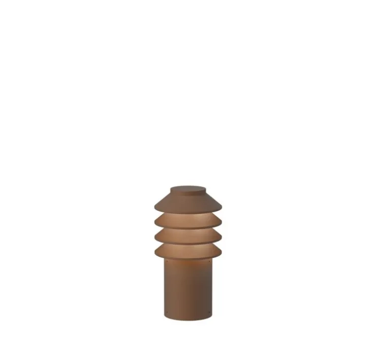 Borne, Bysted Garden courte, Corten, IP65, LED, 2700K, lm, Ø13,2cm, H25,4cm - Louis Poulsen