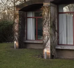 Lampadaire*Louis Poulsen Borne, Bysted Garden longue, , IP65, LED, 2700K, lm, Ø13,2cm, H53,4cm - Aluminium granité