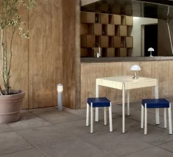 Lampadaire*Louis Poulsen Borne, Bysted Garden longue, , IP65, LED, 2700K, lm, Ø13,2cm, H53,4cm - Aluminium granité