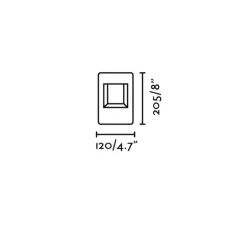 Borne de jardin, Naya, gris, LED, 3000K, 120lm, H20,5cm, L12cm- FARO
