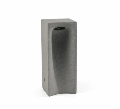 Borne, Grot 400, béton, IP55, LED, 2700K, 77 lm, L15,8cm, H40cm - Faro