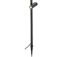 Lampadaire*SLV Borne, Helia Slim, , IP65, LED, 3000K, 450 lm, L12cm, H60cm - noir