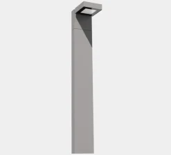 Borne, Modis, gris, IP66, LED, 3200K, 744 lm, L14cm, H100cm - LEDS C4