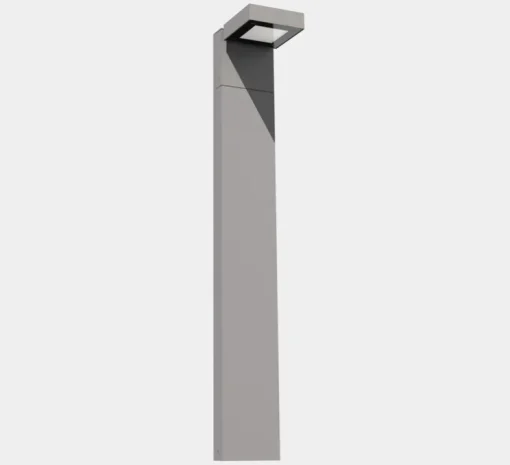 Borne, Modis, gris, IP66, LED, 3200K, 744 lm, L14cm, H100cm - LEDS C4