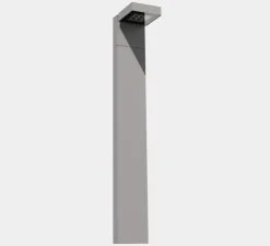 Borne, Modis Optics, gris, IP66, LED, 3000K, 1914 lm, L14cm, H100cm - LEDS C4