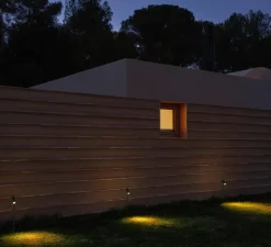 Lampadaire*Marset Borne, Palosanto B 5/60, , IP65, LED, dim, 2700K, Ø5,2cm, H60cm - noir