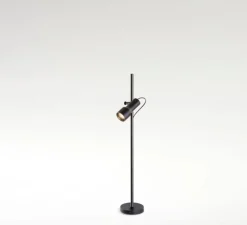 Lampadaire*Marset Borne, Palosanto B 5/60, , IP65, LED, dim, 2700K, Ø5,2cm, H60cm - noir