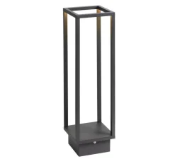 Lampadaire*SLV Borne, Quadrulo, , IP55, LED, 3000K, 340 lm, L14cm, H53cm - anthracite