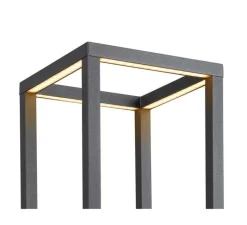 Lampadaire*SLV Borne, Quadrulo, , IP55, LED, 3000K, 340 lm, L14cm, H53cm - anthracite