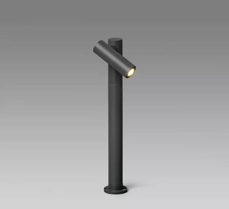 Borne, Spy 435, gris foncé, IP65, LED, 3000K, 395 lm, L4cm, H43,5cm - Faro