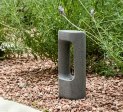 Lampadaire*Faro Borne, Totem 285, , IP55, LED, 2700K, 370 lm, L15cm, H28,5cm - gris