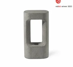 Lampadaire*Faro Borne, Totem 285, , IP55, LED, 2700K, 370 lm, L15cm, H28,5cm - gris