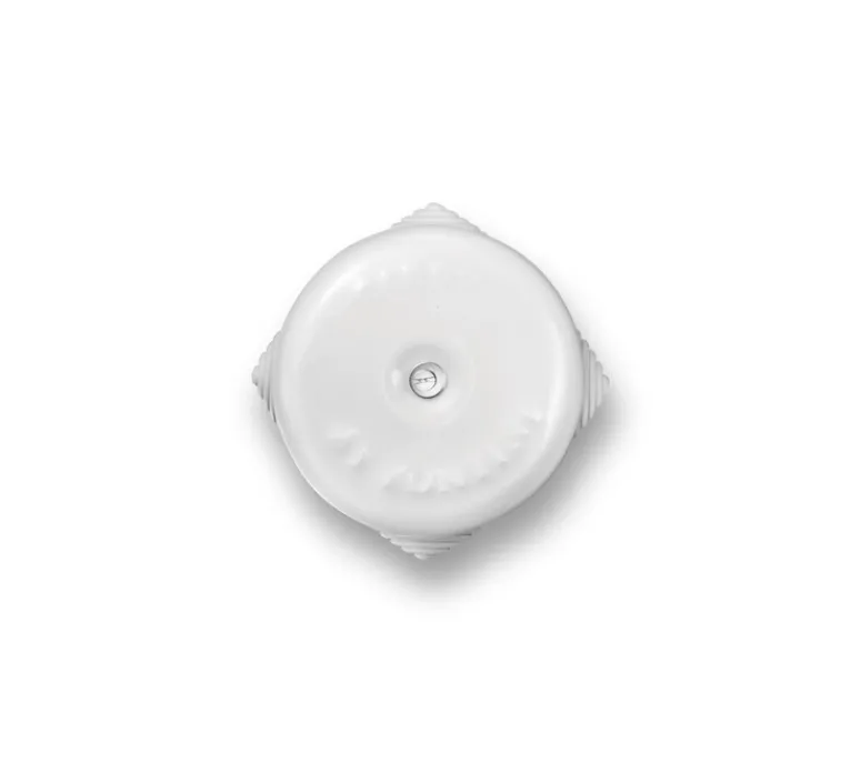 Interrupteur|Prise*Fontini Boîte de dérivation, Garby, Porcelaine blanc, Ø118x53mm -