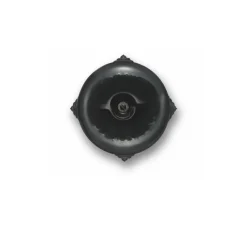 Interrupteur|Prise*Fontini Boîte de dérivation, Garby, Porcelaine noir, Ø78x46mm -