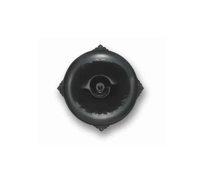 Interrupteur|Prise*Fontini Boîte de dérivation, Garby, Porcelaine noir, Ø78x46mm -