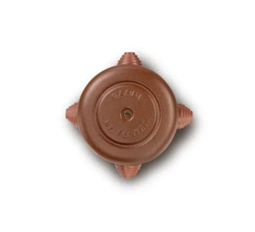 Boîte de dérivation métal vieilli, Garby, Ø108x53mm - Fontini