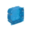 Accessoires*Vimar Boîtier d'encastrement, Format Italien, Rectangle, 8 modules, Cloison sèche, Azur, L13,8cm, H5,6cm -