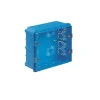 Boîtier d'encastrement, Format Italien, Rectangle, 8 modules, Maçonnerie, Azur, L15,4cm, H5,7cm - Vimar