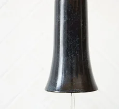 Accessoires*House Doctor Cache douille pour ampoule / douille type E27, Funnel, , L7cm, H11,5cm - noir oxydé