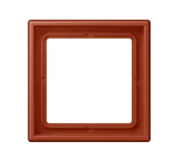 Cadre, LS 990, Simple, Le Corbusier Ocre Rouge 32110, Interrupteur et Prise, L8,1cm, H8,1cm - Jung