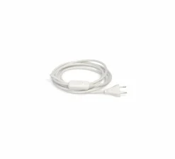 Câble avec interrupteur, collection Candy, blanc, L2,3m -Swedish Ninja