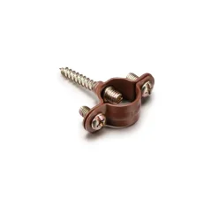 Collier de fixation en métal pour conduit, Garby, Paquet de 25 pièces, Ø25mm - Fontini