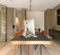 Plafonnier & Spot*Modular Composition, Rail, Pista, spots Minude, , LED, dim, 2700K, 2380 lm, L300cm, H2,1cm - bronze