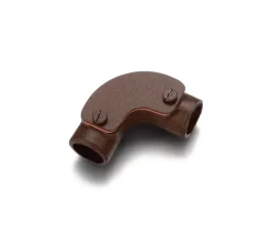 Interrupteur|Prise*Fontini Coude avec registre pour conduit, Garby, Ø16mm -