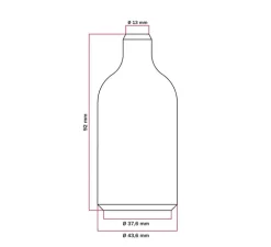 Douille E27, série silicone, rouge, certifié ENEC, Ø3,76 cm, H9,2 cm - Creative Cables