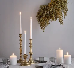 Duo de Lampes Bougie, Taper, blanc, Ø2,3cm, H25cm, LED, dim, 2400K, 6 lm-Uyuni