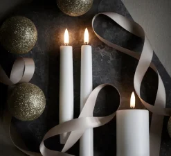 Lampe*Uyuni Duo de Lampes Bougie, Taper, , Ø2,3cm, H15cm, LED, dim, 2400K, 6 lm- blanc