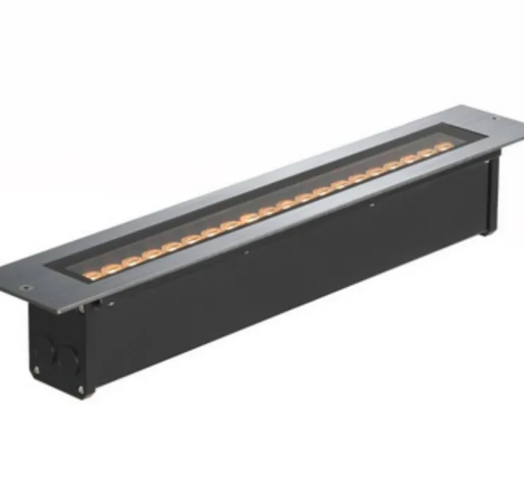 Encastré de sol, DASAR® 600, noir, IP65, LED, dim, 3000K, 2200 lm, L60cm, H10cm - SLV