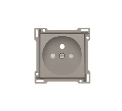 Prise*Niko Enjoliveur, Intense, Simple, Bronze coated, Prise-2P+T x1, L5,6cm, H5,6cm -