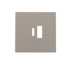 Prise*Niko Enjoliveur, Intense, Simple, Bronze coated, Prise-USB A/C x1, L4,4cm, H4,4cm -