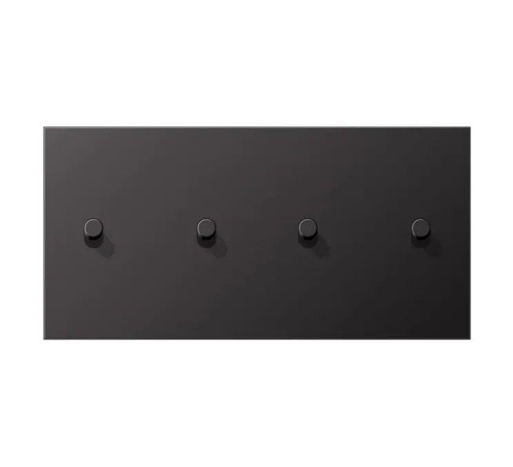 Enjoliveur, LS 1912, Double horizontal, Canon de fusil, Interrupteur x2, Interrupteur x2, L16cm, H6,7cm - Jung