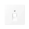Enjoliveur, LS 990, Simple, Blanc mat, Prise-RJ45 x1, L7cm, H7cm - Jung